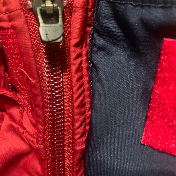 Nike Windbreaker VTG USA Air Force Track & Field Red Size X-LARGE Made USA - Picture 6 of 7